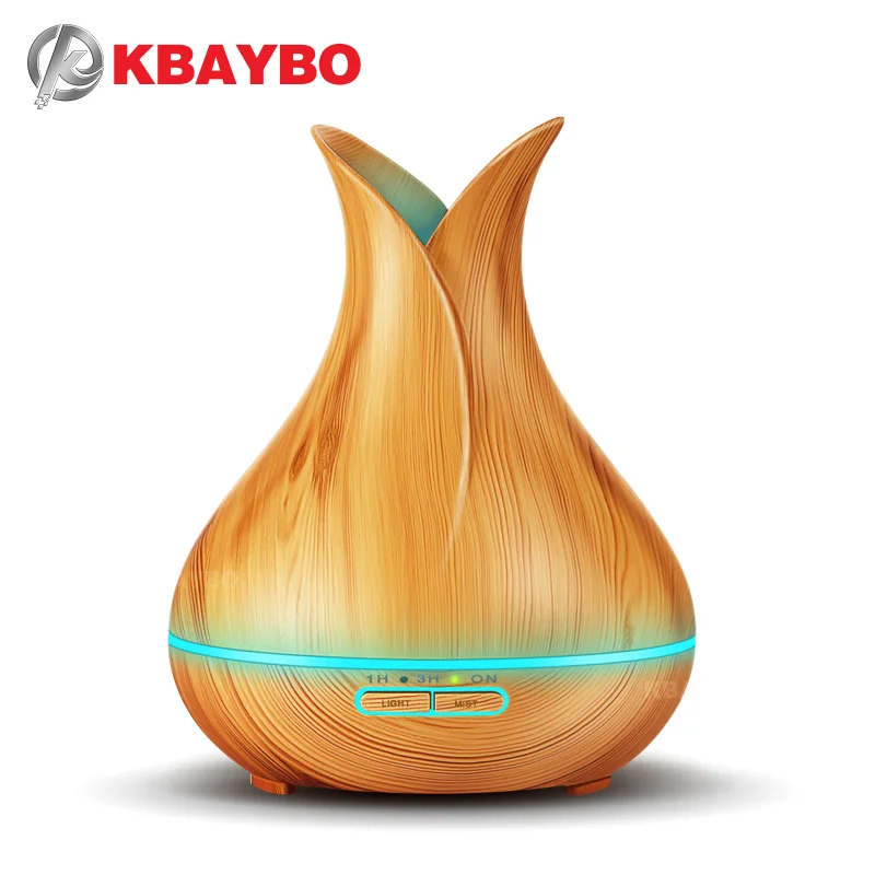 

KBAYBO 150 ml Ultrasonic Electric Humidifier Aromatherapy Mist-Maker Aroma Essential OIil Diffuser With Night Light LED for Home