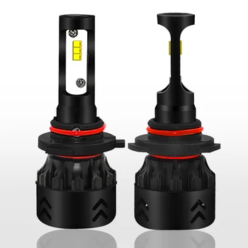 

2 X HB4/9006 Mini8 COB LED Headlight Bulb 25W 4800LM 9V-36V IP68 Waterproof 6000K Cold White 6063 Aluminum for Car ALL IN ONE