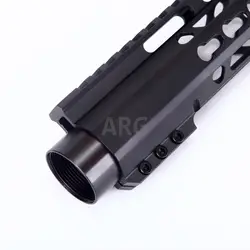 M4 Тактический AR15 Quadrail 12 "свободном 223 цевье для винтовки с Barrel Nut Бесплатная доставка Принадлежности для охоты