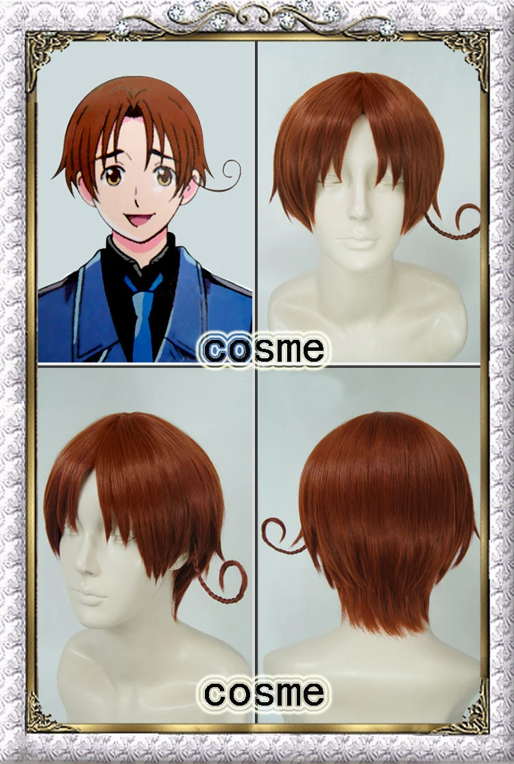 Hetalia Axis powers Italy cosplay wig Feliciano Vargas cos ...