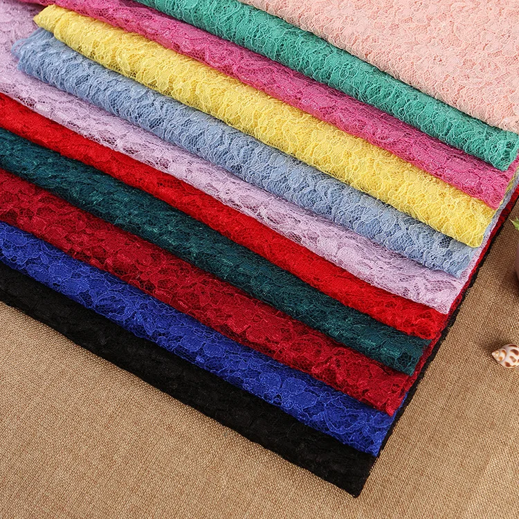 10Yards many color nylon lace fabric textile fabrics flower lace fabric