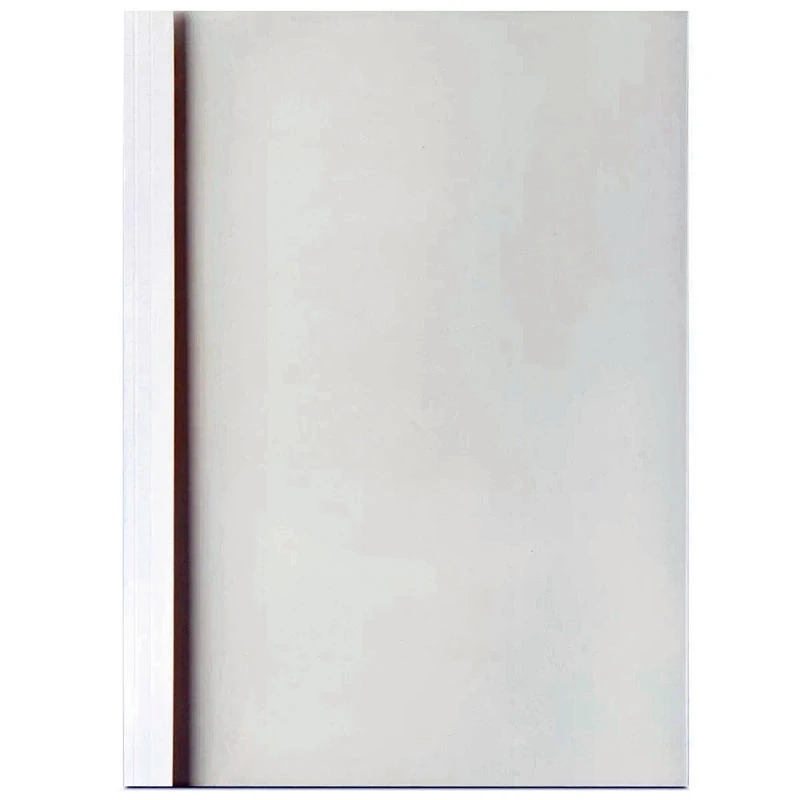 10PCS/LOT Deli 3865 thermal binding cover A4 glue binding cover 3mm (16-25 pages) thermal machine binding machine