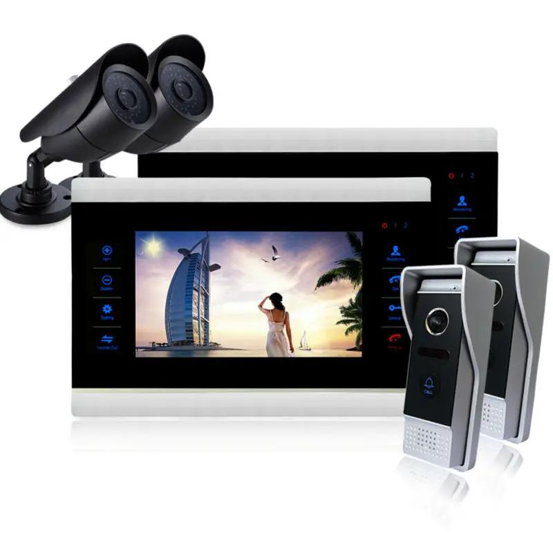 Homefong10''Color Display LCD Video Door Phone Intercom