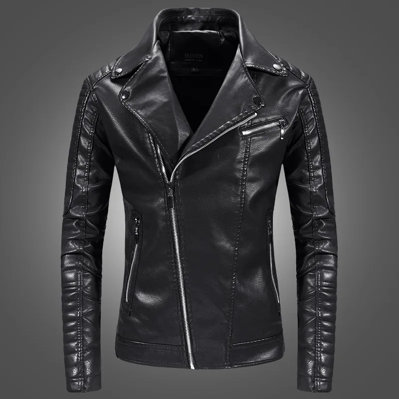 Autumn New Fashion Motorcycle Erkek Deri Mont Good Quality Slim Short Leder Jacket Men Faux Leather Coats Aliexpress
