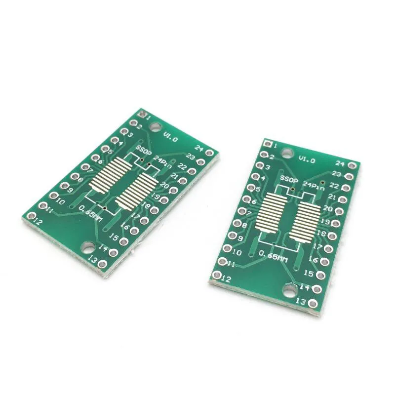 20 шт. smd для dip IC АДАПТЕР 0 65 мм 1 27 SOP24 SSOP24 TSSOP24 DIP24 конвертер гнездо PCB шаг плата