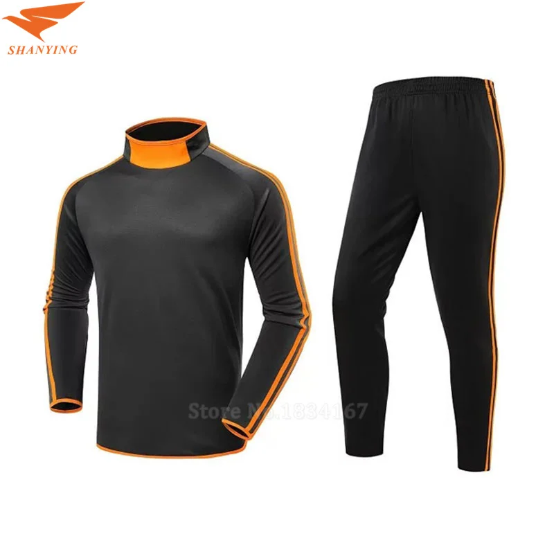 

Soccer Tracksuit Men Long Sleeve Sport Uniforms Training Suit Survetement Football 2017 Chandal Futbol Sweater With Pants