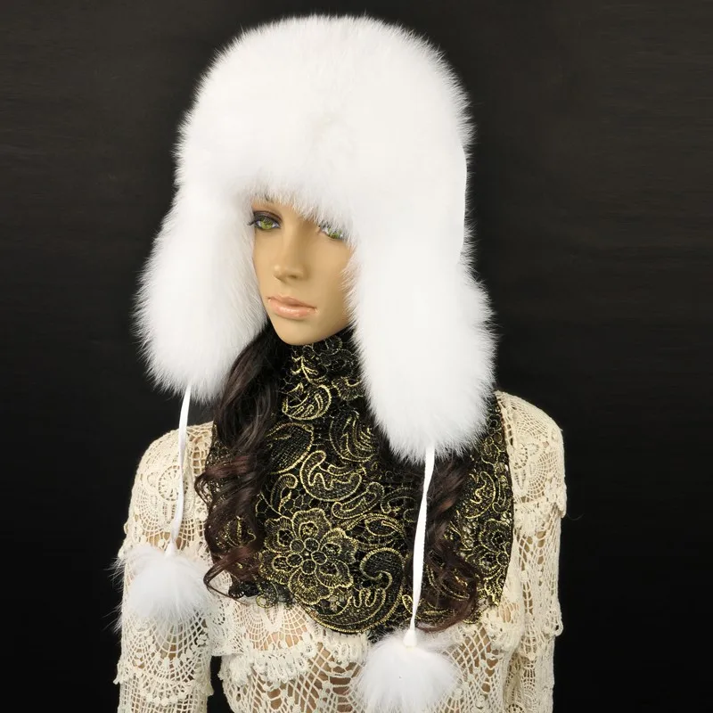 Зимние шапки из натурального Лисьего меха, шапка из натурального Лисьего меха, модные женские головные уборы