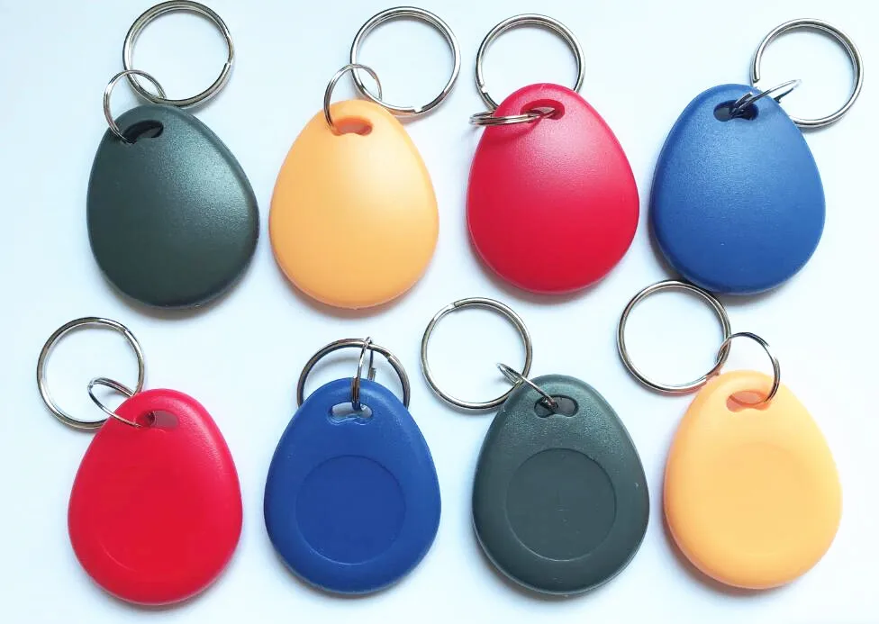 

(50 pcs/lot) 125Khz T5577 RFID Tags Tokens Writable Keyfob EM4305 Rewritable Key Card Access Control For RFID Copier