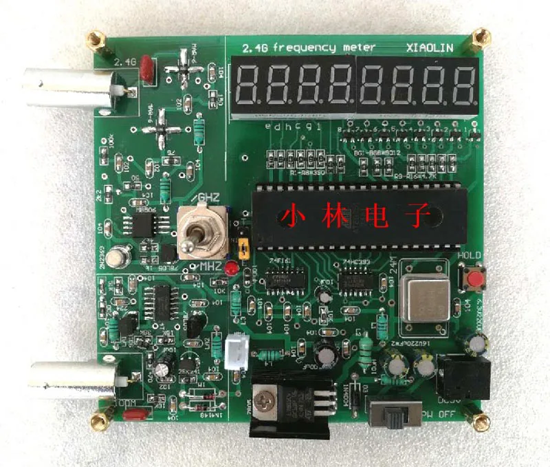 Цифровой счетчик частоты Nodemcu 2 4g Кристальный тест сигнала 50 mhz ghz/50 hz 8 разрядная