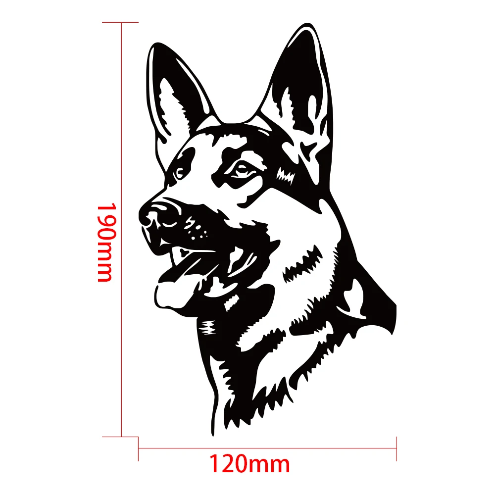 Tancredy немецкая овчарка эльзационная собака автомобильный бампер наклейки и наклейки для автомобиля Стайлинг украшения двери кузова окна виниловые наклейки