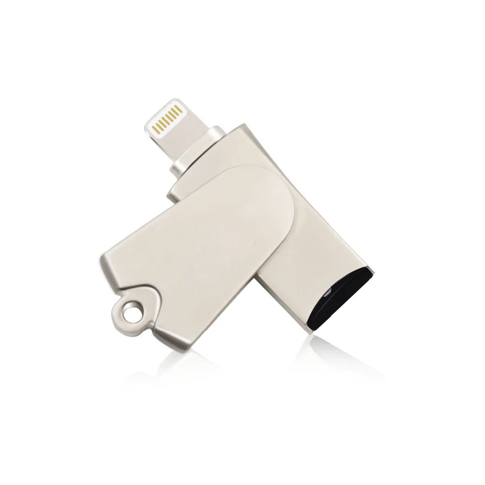 Kismo USB2.0 Micro SD TF карта OTG USB считыватель карт памяти Адаптер для iPhone X 8 7 6 Plus 5S 5C iPad Min Air 2