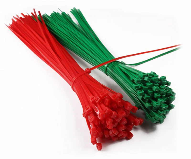 wholesale 200pcs/lot 5*400mm cable loop ties Self locking Plastic Nylon