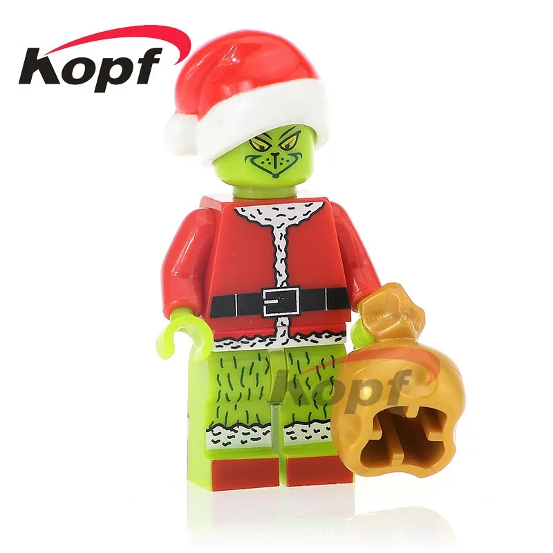 

XH 570 Single Sale Super Heroes Merry Christmas Batman Joker Building Blocks Action Figures Collection Doll Toys for Children