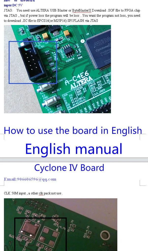  development kit EP4CE6E22C8N