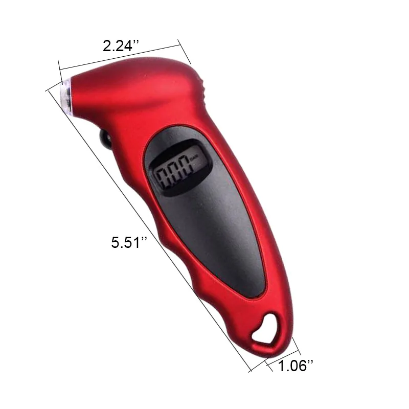 

Hot Digital Tire Pressure Gauge 150 PSI 4 Settings for Car Truck Bike Motorcycle with Backlit LCD BX