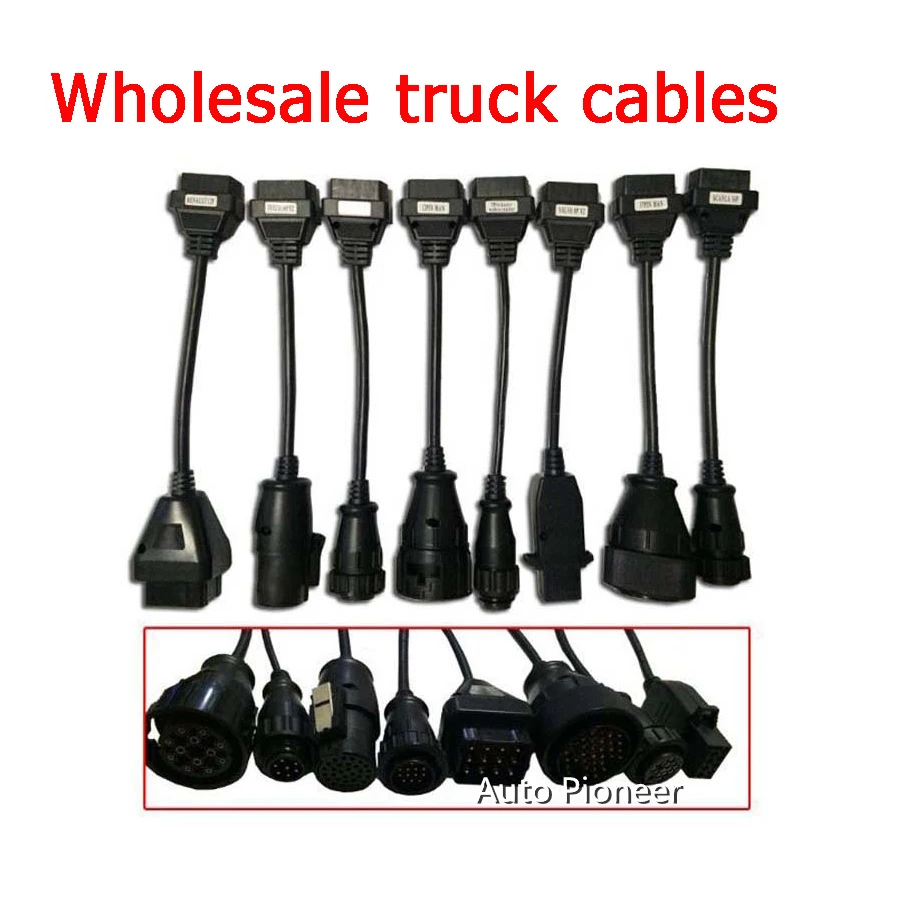 5ピース ロットdhl送料卸売トラックケーブルmvdiag Obd2 Obdiiトラック接続ケーブル8個vd Tcs Cdpプロプラスwow Snooper Www Eptalex Com