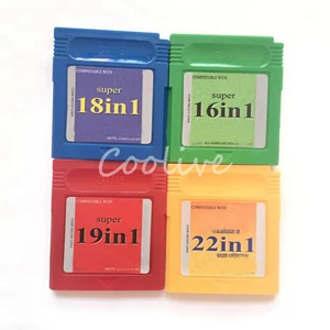 

Super All in 1 16 18 19 20 22 in 1 Video Game Compilations Cartridge Console Card for 16 Bit Handheld Console Region Free