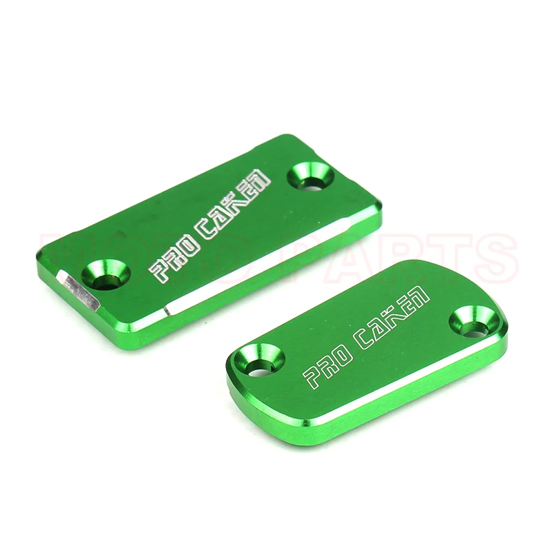 

CNC Motorcycle Front Rear Brake Fluid Reservoir Cap Cover For KX125 KX250 KX250F KX450F KLX450R KX KLX 125 250 450 F R