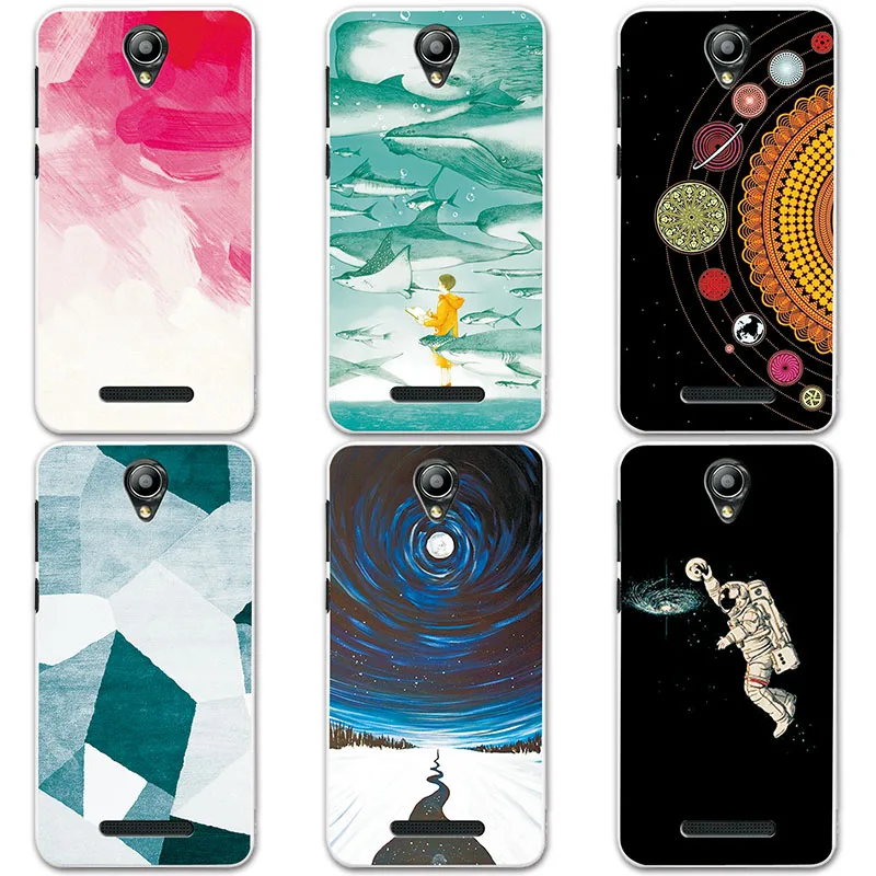 

Couple Phone Case FOR Fly IQ 4514, 14 Patterns Universe Planet Astronauts Design Soft Silicone Coque For Fly IQ4514 EVO Tech 4