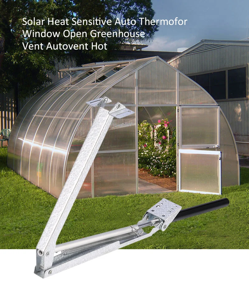 Автоматическая открывалка для окон, солнечная Термочувствительная сельскохозяйственная открывалка для теплицы, открывалка для окон, открывалка для теплицы, максимальное отверстие 45 см