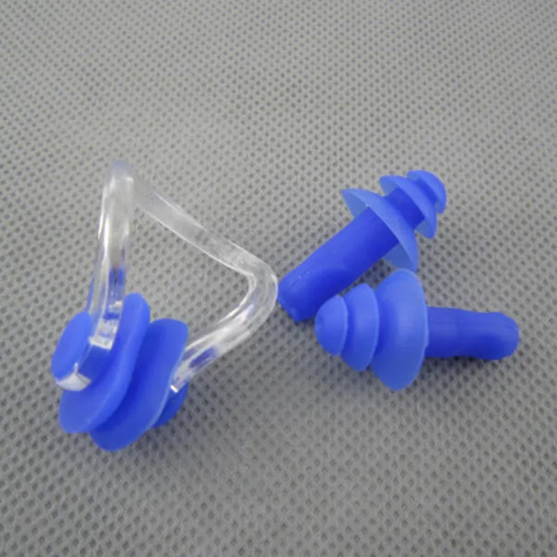 7 Color Soft Silicone Adult Swimming Nose/Ear Clips Water Swimming Sports Gear Accessories Adult Smooth Swimming Nose/Ear Clips
