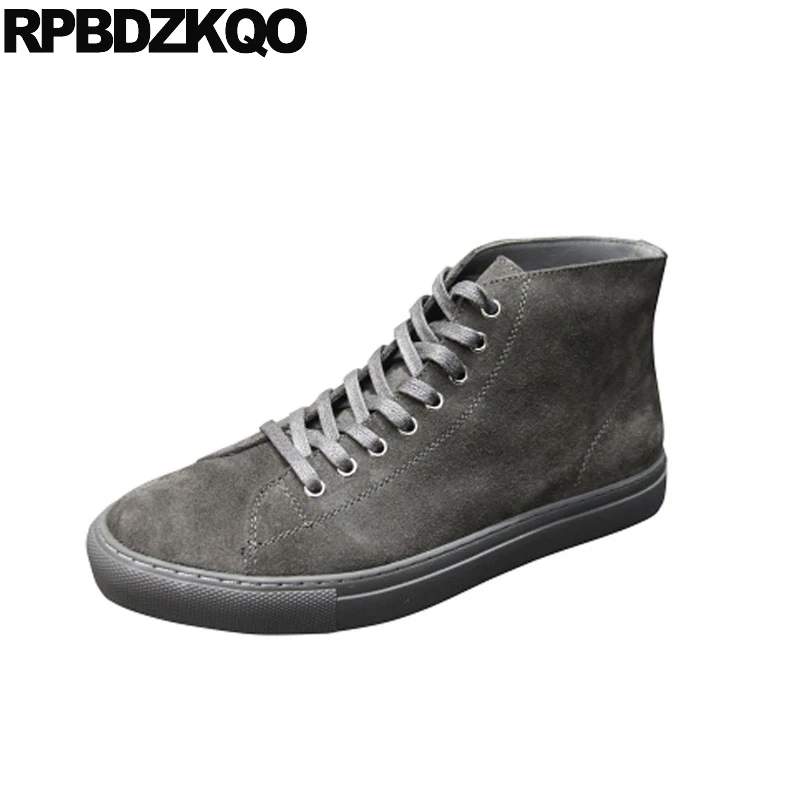 

Italian Outdoor Designer Shoes Men High Quality Top Short Sneakers Ankle 2018 Trainer Flat Autumn Genuine Leather Booties Boots