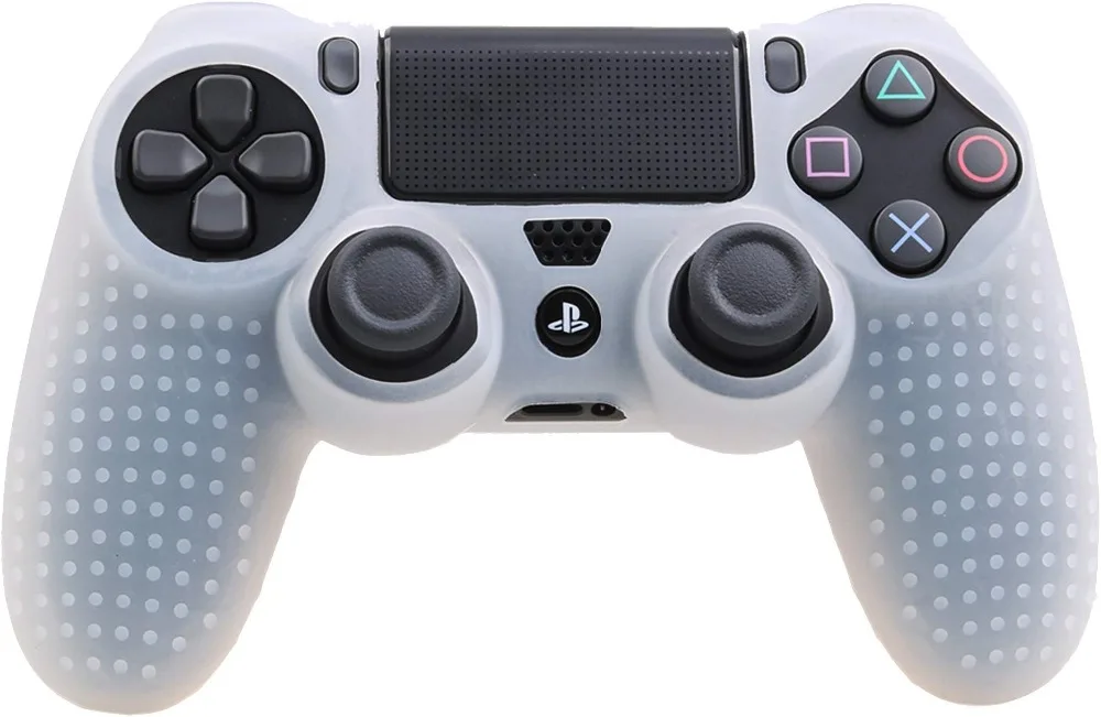 YOTEEN для Dualshock 4 чехол с шипами в горошек силиконовый резиновый гелевый Чехол для sony PS4 Slim/Pro Чехол для контроллера красный синий