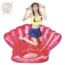 160 см красный надувной гребешок бассейн оболочки плавающей плот плавание кольцо круг надувной матрас водные игрушки для детей и взрослых