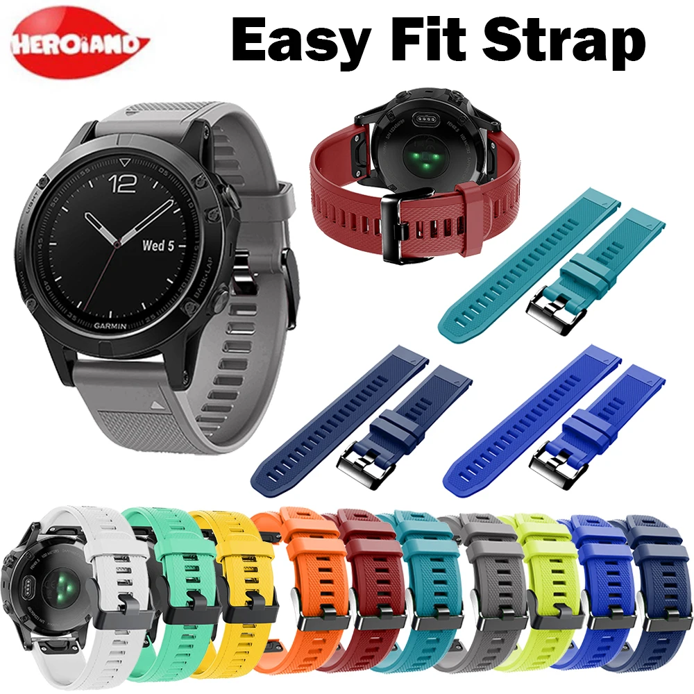 

Watchband Wriststrap for Garmin fenix 5 Plus/fenix 5/forerunner 935/945/45/456S Quick Release Replacement Band accessories watch