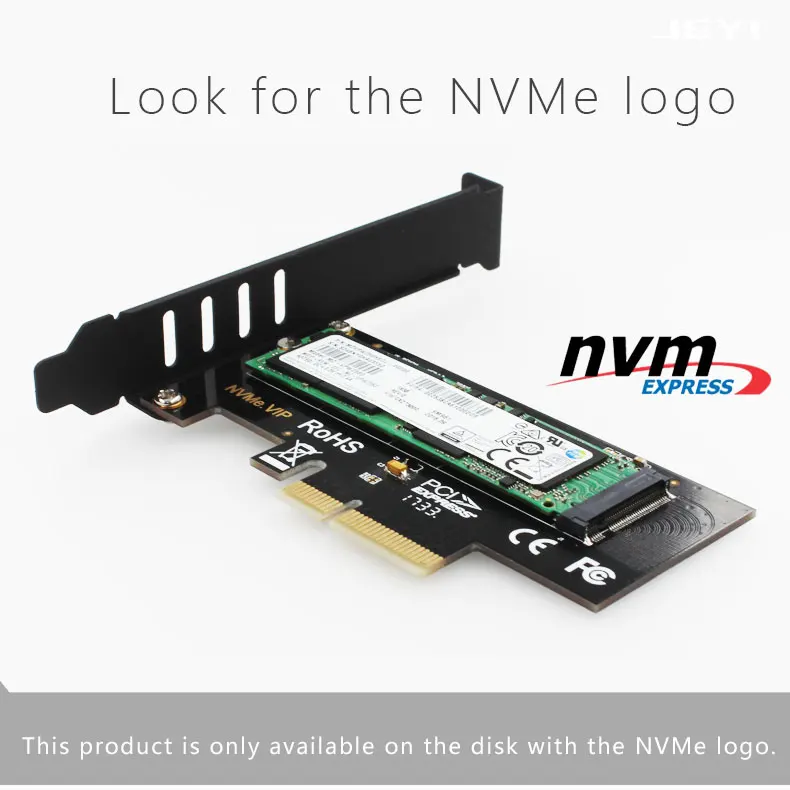 JEYI SK4 M.2 NVMe SSD NGFF к PCIE X4 адаптер M ключ интерфейсная карта Suppor PCI Express 3,0x4 Размер 2230-2280 m.2 полная скорость хорошее