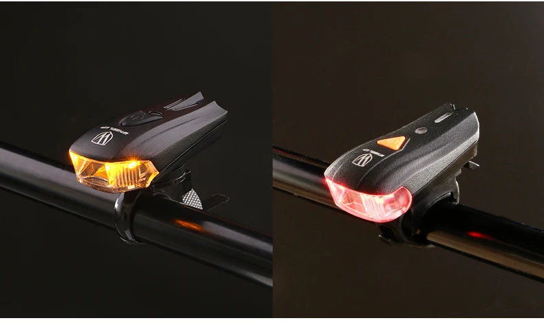 USB перезарядки Велосипедные фары Водонепроницаемый 4 режима фонарик ночь ridning предупреждение MTB дорожный велосипед лампы фар