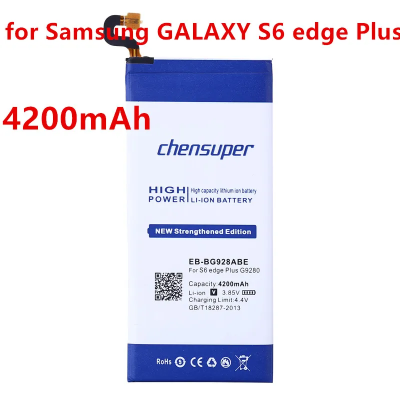 Chensuper запасная батарея EB BG928ABE для Samsung GALAXY S6 edge Plus G9280 Edge + Аутентичные Аккумуляторы