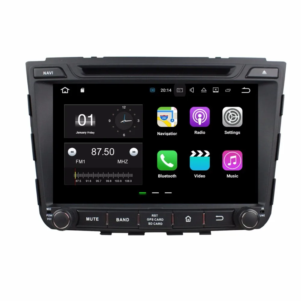 2GB RAM Quad core 2 din 8 Android 7 1 Car DVD Player for Hyundai IX25