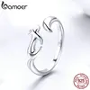 BAMOER 925 Sterling Silver Animal Fox Adjustable Finger Rings for Women Open Size Fox Tail Ring Sterling Silver Jewelry SCR478 ► Photo 3/6