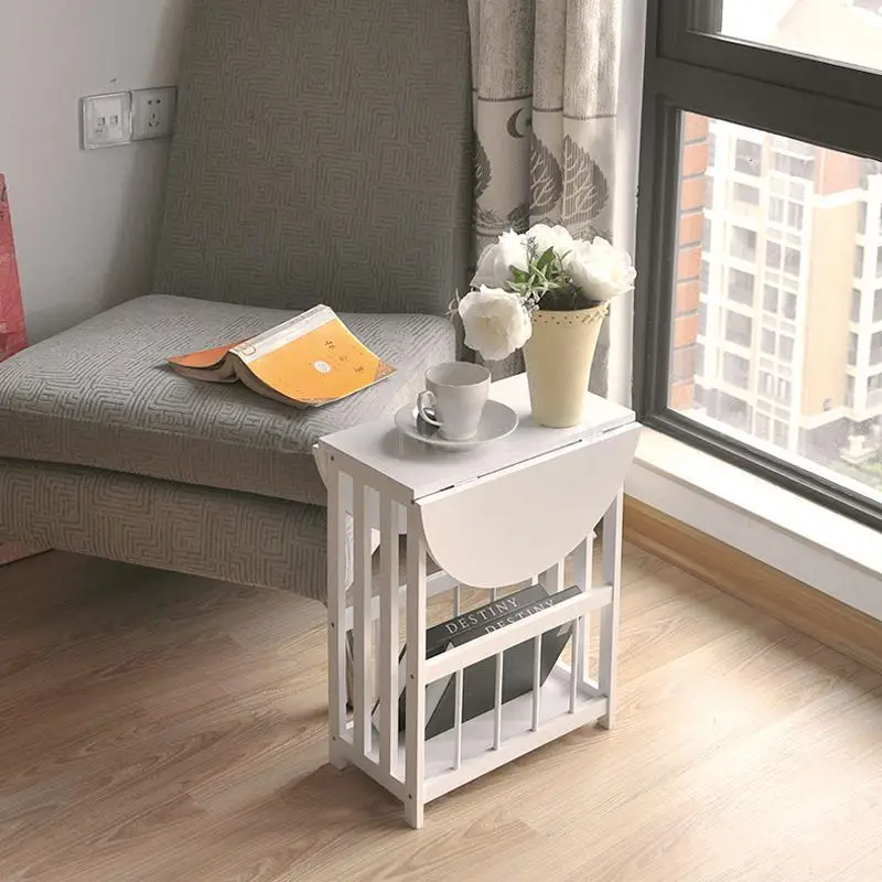 Съемный складной Маленький журнальный столик балкон угловой несколько прикроватный шкаф гостиная диван простой мини-столик - Цвет: ml1
