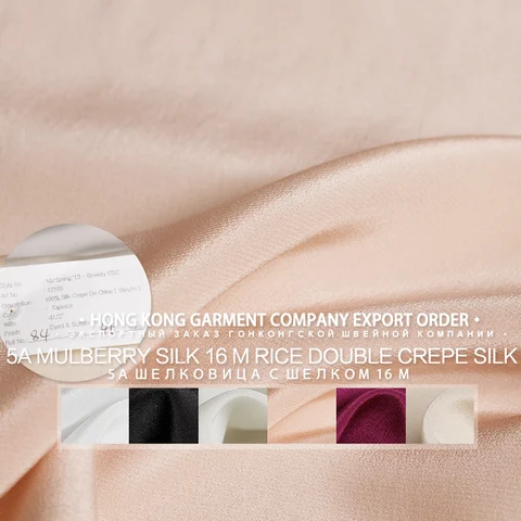 Crepe de Chine Materiais de Seda Camisa de Verão Pearlsilk Seda Nível Vestido Roupas Faça Você Mesmo Tecidos Frete Grátis 16momme 100% 5a