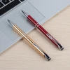 2PCS Ballpoint Pen Style Press Metal Material Ball Pens For School Office G2 Refill Black Blue Ink Writing 0.7mm Luxury Gift Pen 5