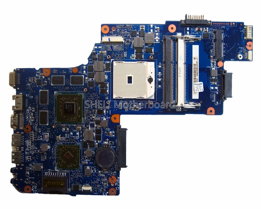

SHELI H000051780 Laptop Motherboard For Toshiba Satellite C850D C855D L850D L855D PLAC/CSAC FS1 HD 7670M Main Board System Board