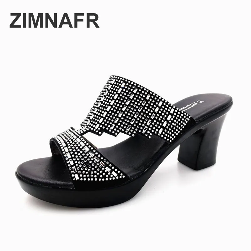 

ZIMNAFR BRAND NEW WOMEN SANDALS HIGH HEEL SLIPPERS WOMEN SUMMER FASHION SHOES PLATFORM SANDALS WOMEN SHOES PLUS SIZE 35-42