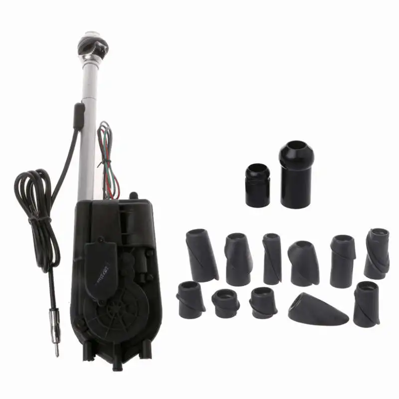 12V Automatic Car Power Electric AM FM Radio Signal Aerial Antenna Kit Universal