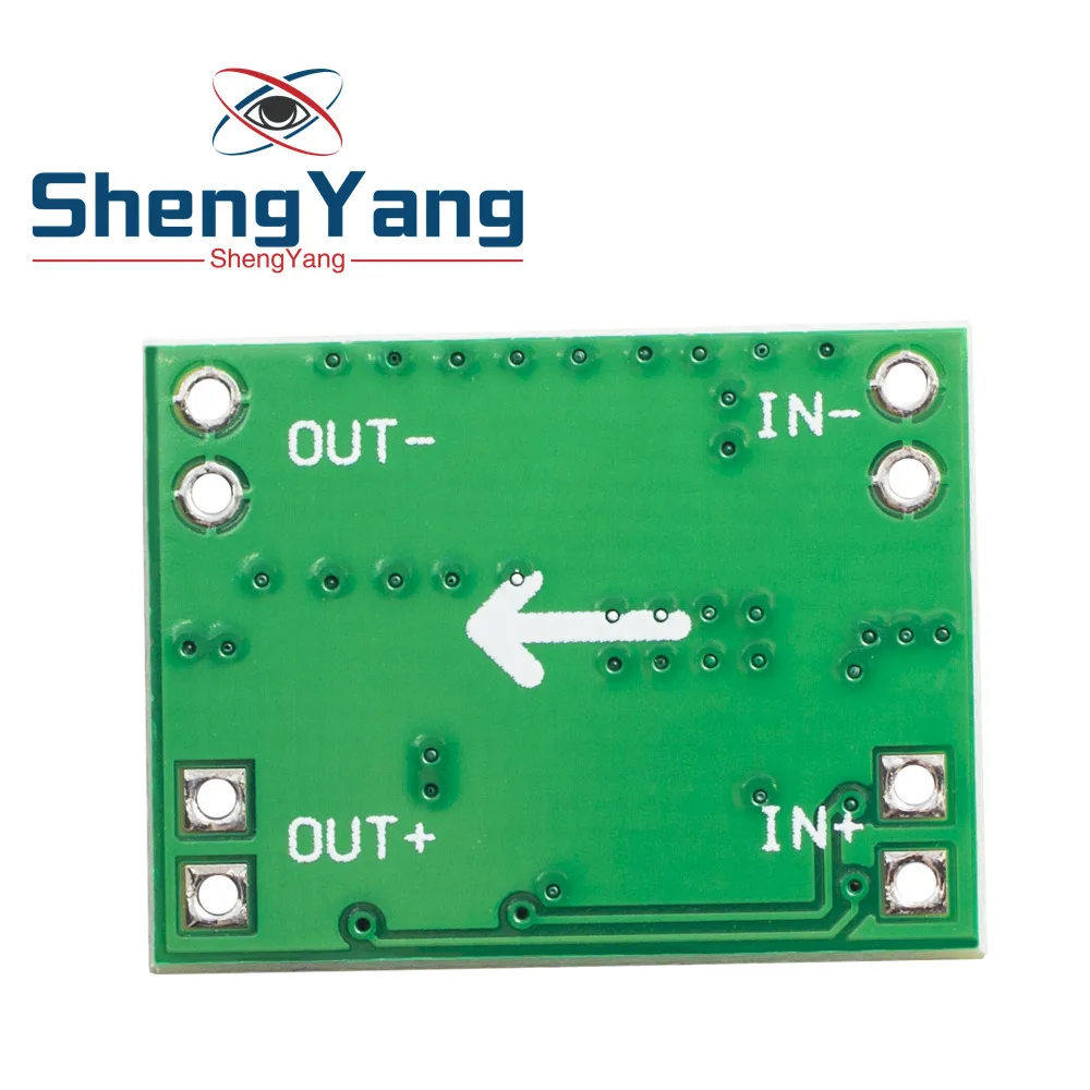 ShengYang ультра-маленький размер DC-DC понижающий модуль питания MP1584EN 3A Регулируемый понижающий преобразователь для Arduino Замена LM2596