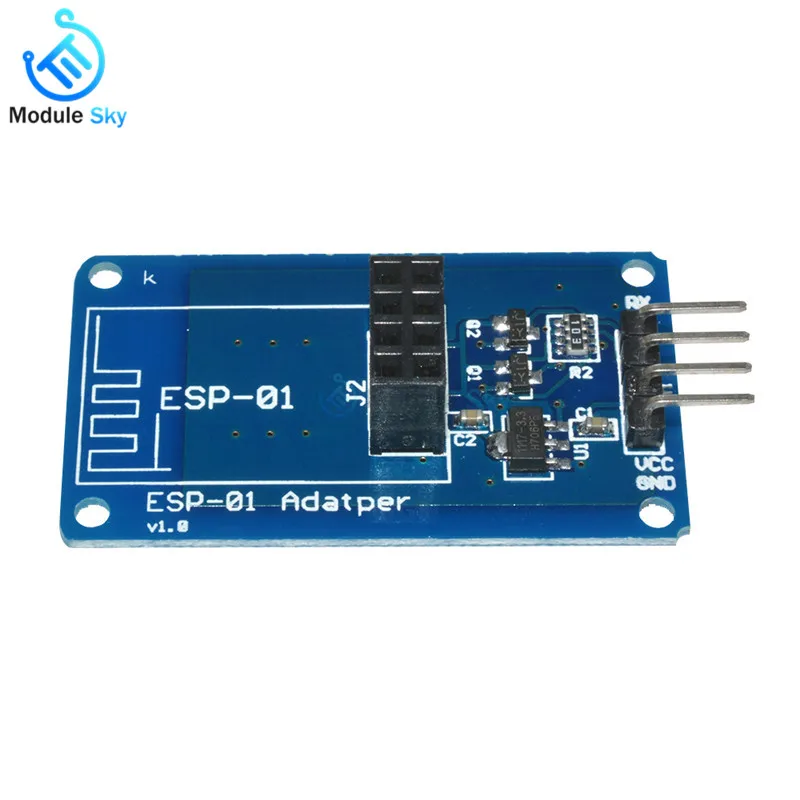 ESP-01S ESP8266 серийный Wi-Fi беспроводной модуль приемопередатчик приемник+ ESP-01 EPS01 PCB адаптер для Arduino