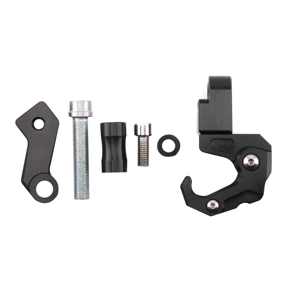 SMOK Motorcycle Accessories CNC Aluminum Alloy Folding Hanger Hook For Honda All New Forza 300 2018 (7)