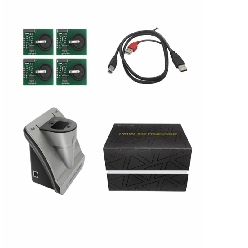 

TM100 Full Versions V3.09 TM 100 Auto Transponder Key Programmer with 62 Modules Support All Keys Lost Work Perfect