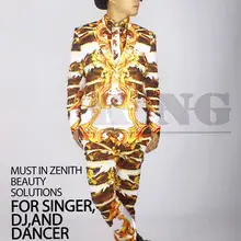 Мужская одежда, тонкий сценический Блейзер, платье в европейском и американском стиле, большие размеры, мужской костюм, костюмы для мужчин, модные костюмы певицы