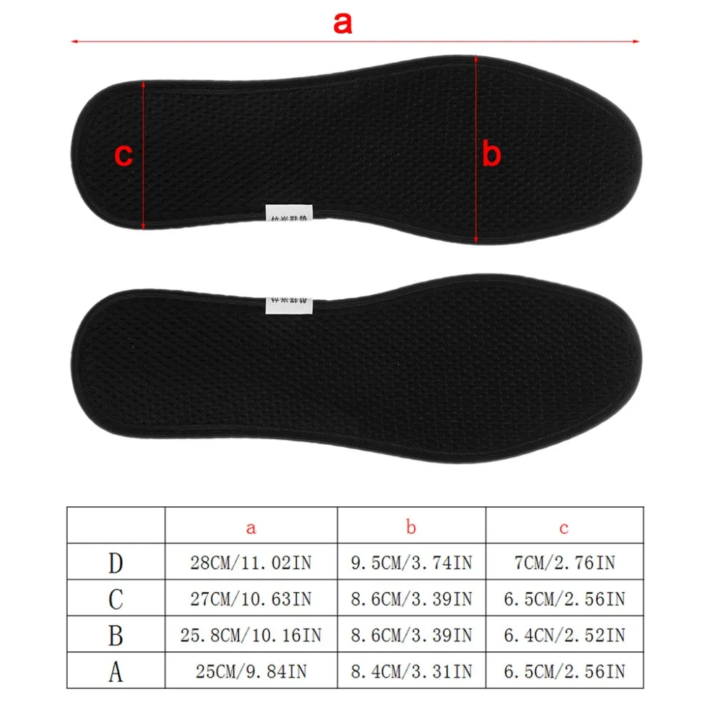Впитывающий пот дезодорант дышащий активный углерод мягкая стелька 39-46 размер боль облегчение колодки обуви