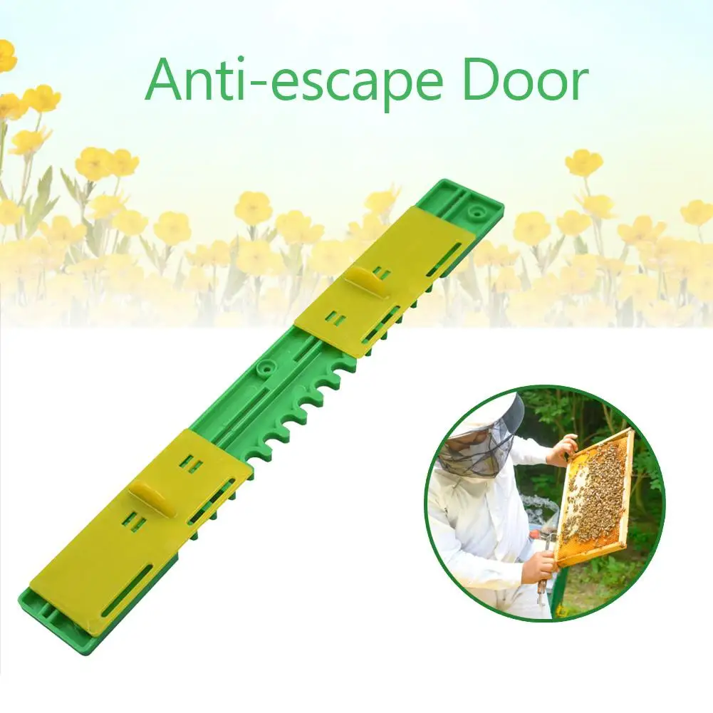 Beehive Door Bee Box Door Anti-escape Plastic Hive Gate Sheet Door Beekeeping Nest Spacer Tools Durable Beehive For Beekeeping