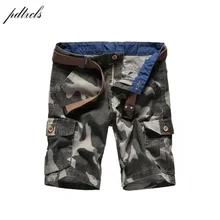Прямая новые летние военные камуфляжные мужские шорты Карго повседневные хлопковые мужские шорты с несколькими карманами Masculino