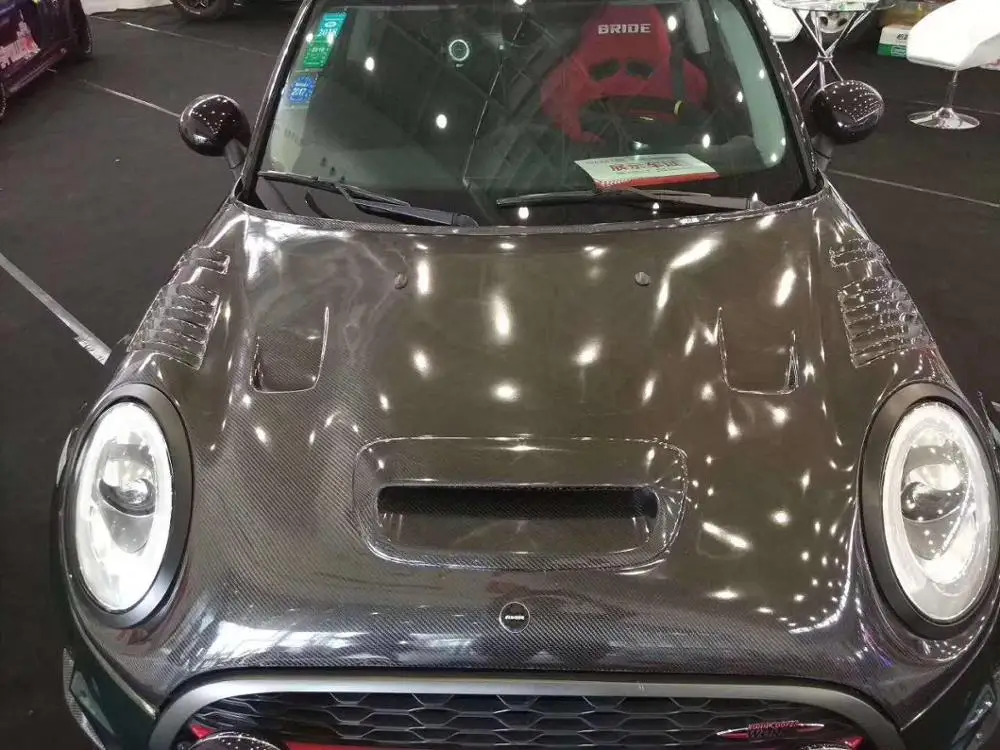 Для BMW Mini Cooper F56 F55 AG декоративный капот из углеродного волокна автомобильный