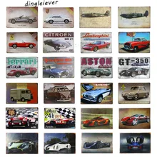 Dl-домашний декор магазин Бар Гараж современный настенный художественный плакат потертый шик винтажная Настенная Наклейка